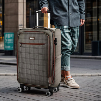 Luggage 20 inch Carry on-Softside Luggage w/TSA LOCK-Travel Luggage for Men Women,20''-COLOR-7