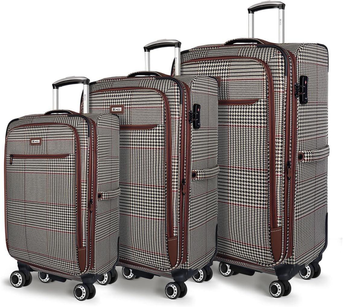 Luggage 20 inch Carry on-Softside Luggage w/TSA LOCK-Travel Luggage for Men Women,20''-COLOR-7
