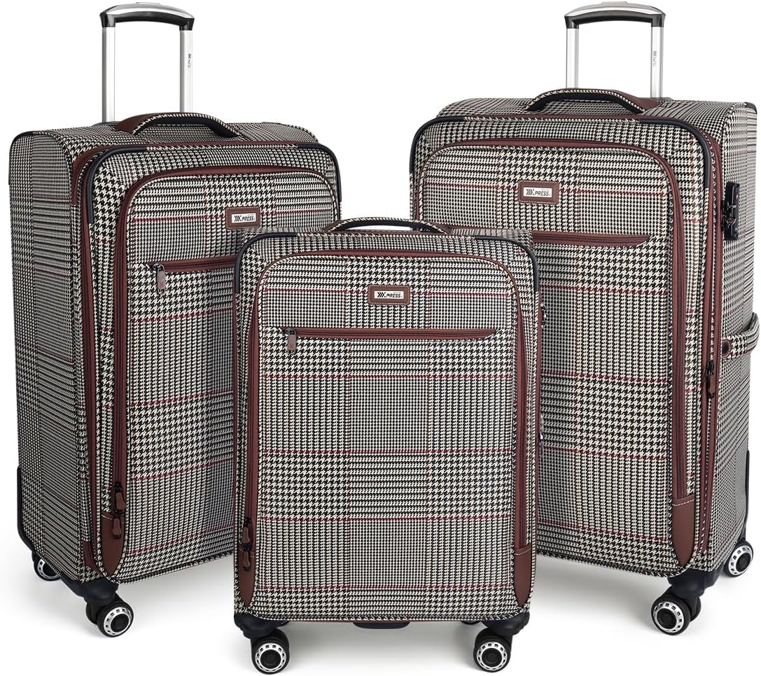 Luggage 20 inch Carry on-Softside Luggage w/TSA LOCK-Travel Luggage for Men Women,20''-COLOR-7