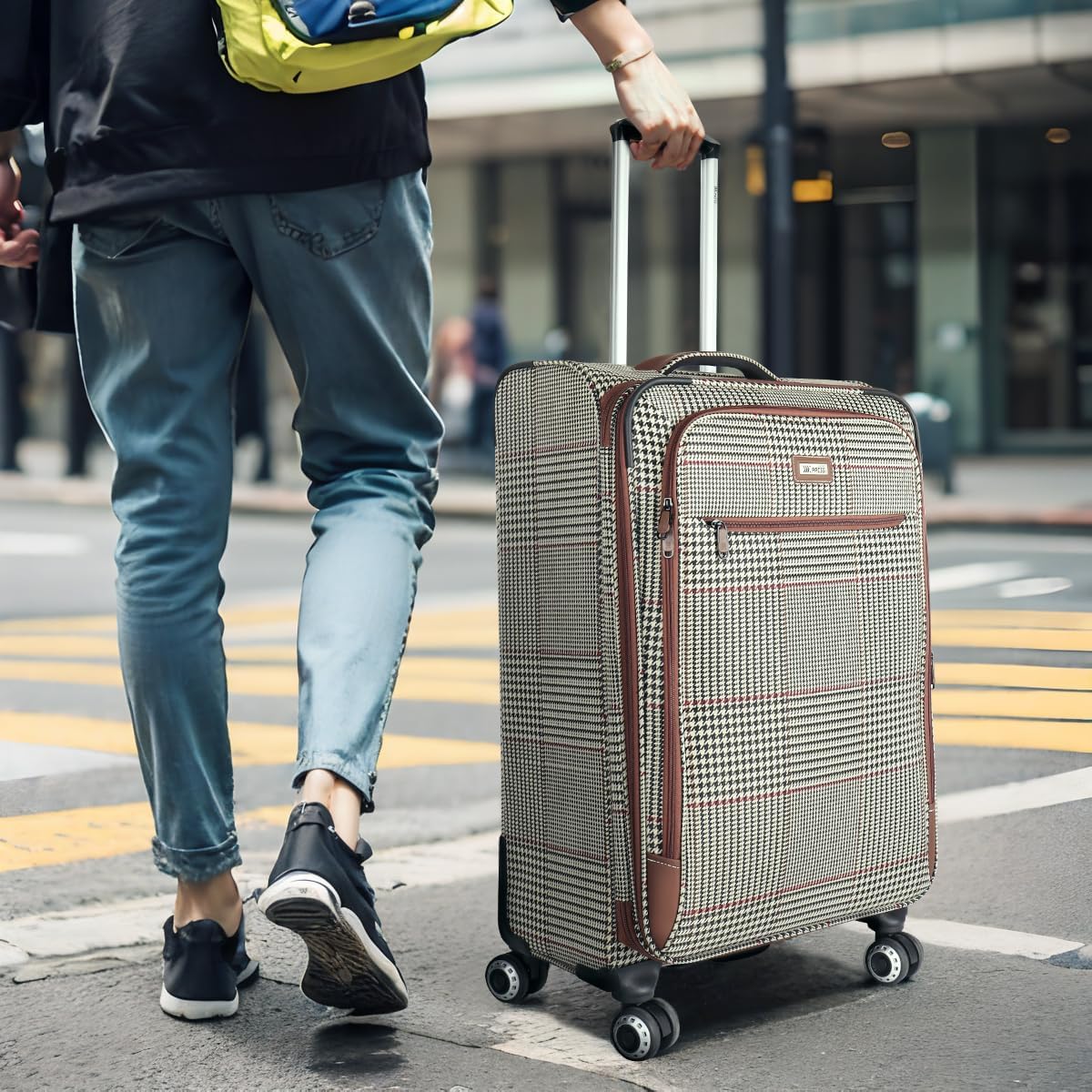 Luggage 20 inch Carry on-Softside Luggage w/TSA LOCK-Travel Luggage for Men Women,20''-COLOR-7