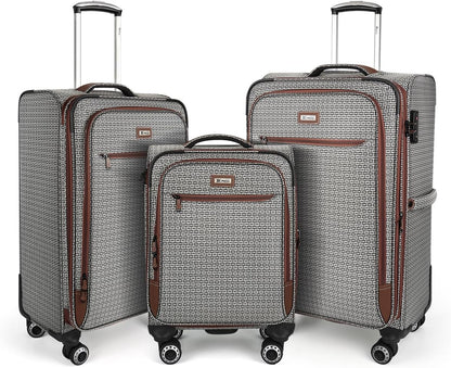 Luggage 20 inch Carry on-Softside Luggage w/TSA LOCK-Travel Luggage for Men Women,20''-COLOR-7