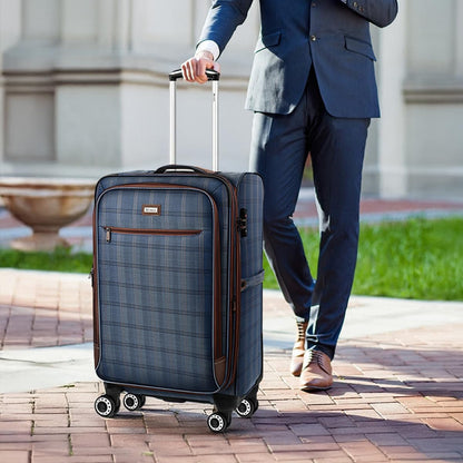 Luggage 20 inch Carry on-Softside Luggage w/TSA LOCK-Travel Luggage for Men Women,20''-COLOR-7