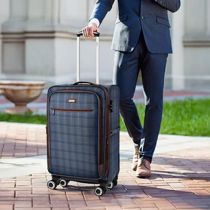 Luggage 20 inch Carry on-Softside Luggage w/TSA LOCK-Travel Luggage for Men Women,20''-COLOR-7