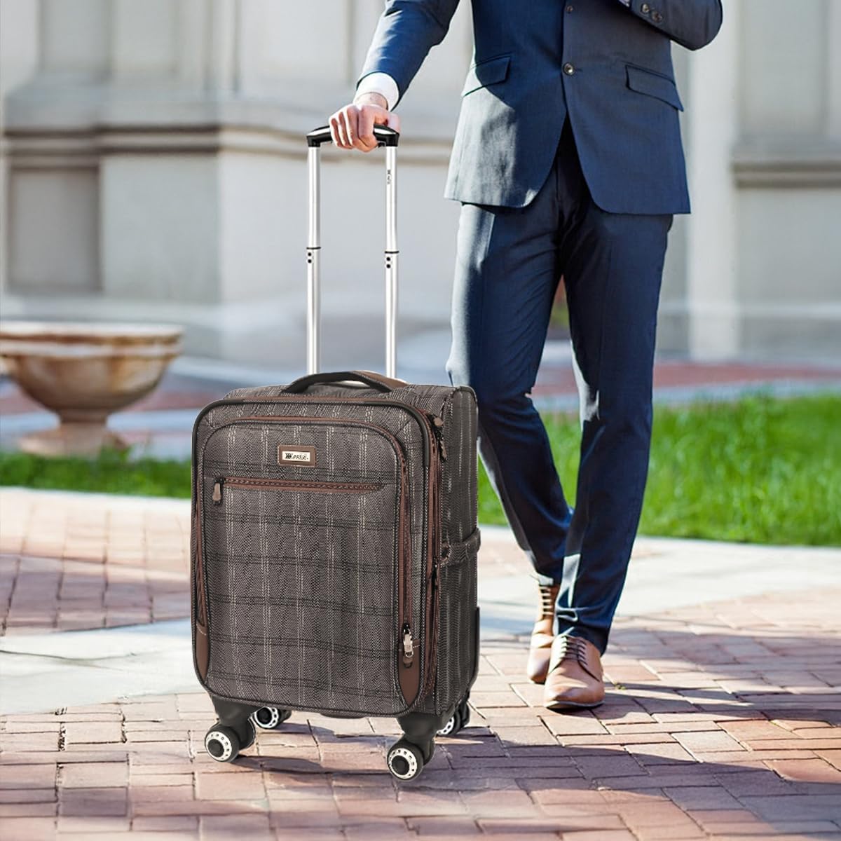 Luggage 20 inch Carry on-Softside Luggage w/TSA LOCK-Travel Luggage for Men Women,20''-COLOR-7