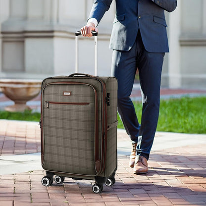 Luggage 20 inch Carry on-Softside Luggage w/TSA LOCK-Travel Luggage for Men Women,20''-COLOR-7