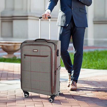 Luggage 20 inch Carry on-Softside Luggage w/TSA LOCK-Travel Luggage for Men Women,20''-COLOR-7
