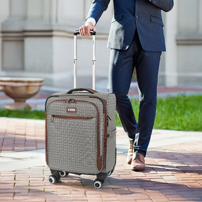 Luggage 20 inch Carry on-Softside Luggage w/TSA LOCK-Travel Luggage for Men Women,20''-COLOR-7