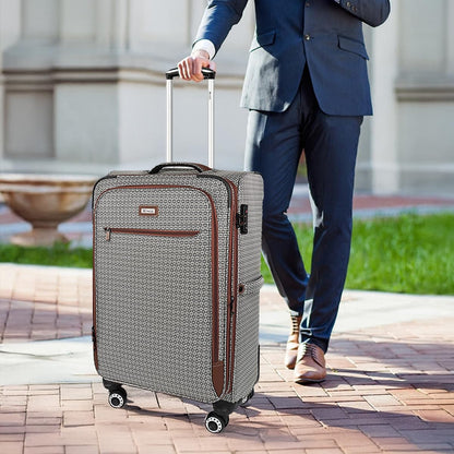 Luggage 20 inch Carry on-Softside Luggage w/TSA LOCK-Travel Luggage for Men Women,20''-COLOR-7