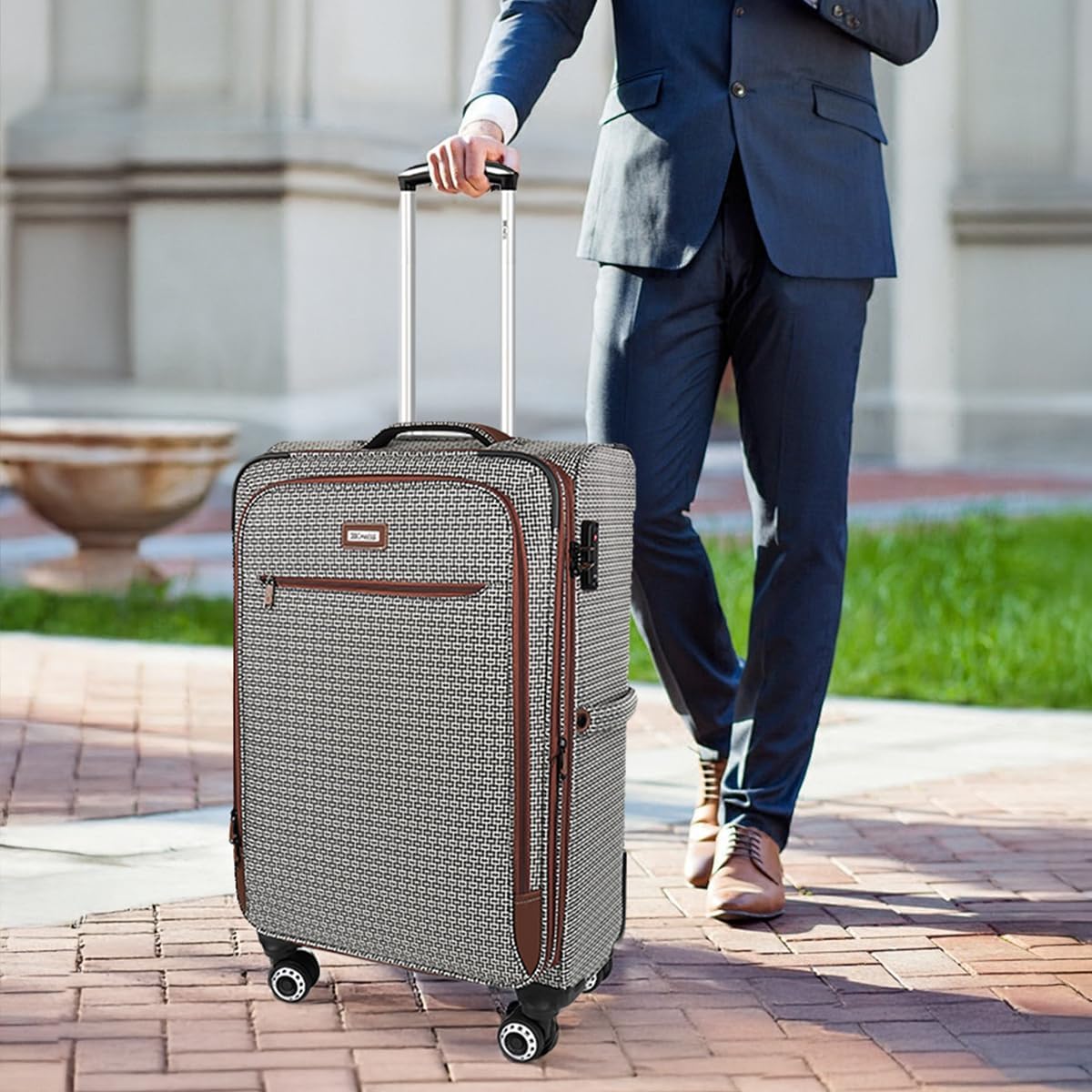Luggage 20 inch Carry on-Softside Luggage w/TSA LOCK-Travel Luggage for Men Women,20''-COLOR-7
