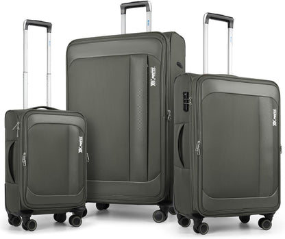 Luggage 20 inch Carry on-Softside Luggage w/TSA LOCK-Travel Luggage for Men Women,20''-COLOR-7