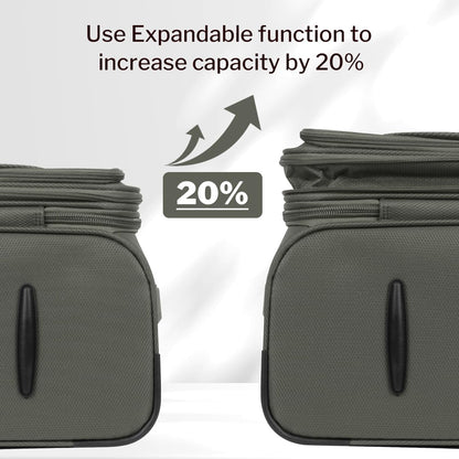 Luggage 20 inch Carry on-Softside Luggage w/TSA LOCK-Travel Luggage for Men Women,20''-COLOR-7