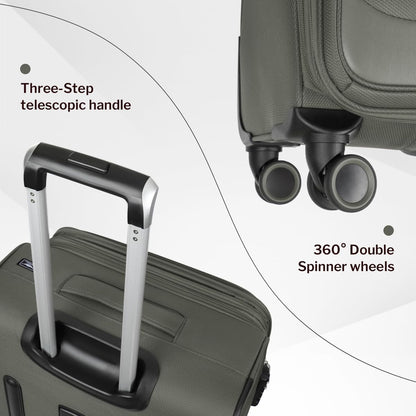 Luggage 20 inch Carry on-Softside Luggage w/TSA LOCK-Travel Luggage for Men Women,20''-COLOR-7