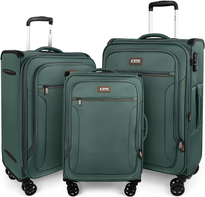Luggage 20 inch Carry on-Softside Luggage w/TSA LOCK-Travel Luggage for Men Women,20''-COLOR-7