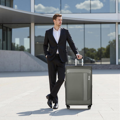 Luggage 20 inch Carry on-Softside Luggage w/TSA LOCK-Travel Luggage for Men Women,20''-COLOR-7
