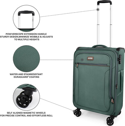 Luggage 20 inch Carry on-Softside Luggage w/TSA LOCK-Travel Luggage for Men Women,20''-COLOR-7