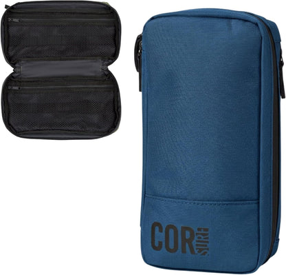Compact Toiletry Travel Bag Hanging, Premium Mens and Women Dopp Kit for Travel | Waterproof with 4 Separate Compartments and Waterproof Zippers (Dark Green)
