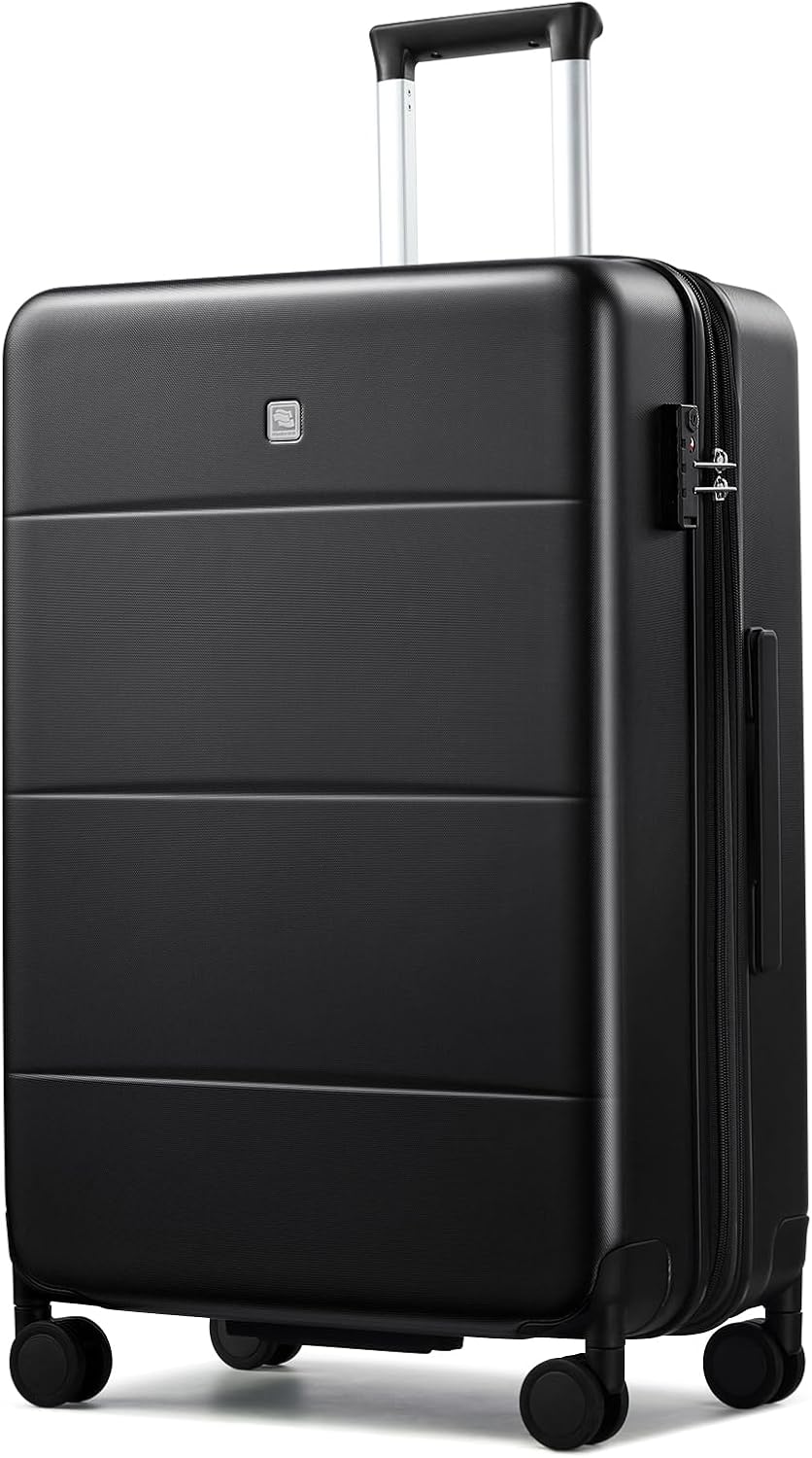 16 Inch Underseat Carry On Luggage with Spinner Wheels Hard Shell Suitcases Mini Small Carry On Bag for Airline Approved TSA Luggage Lightweight Travel Suit Case(Smoke White)