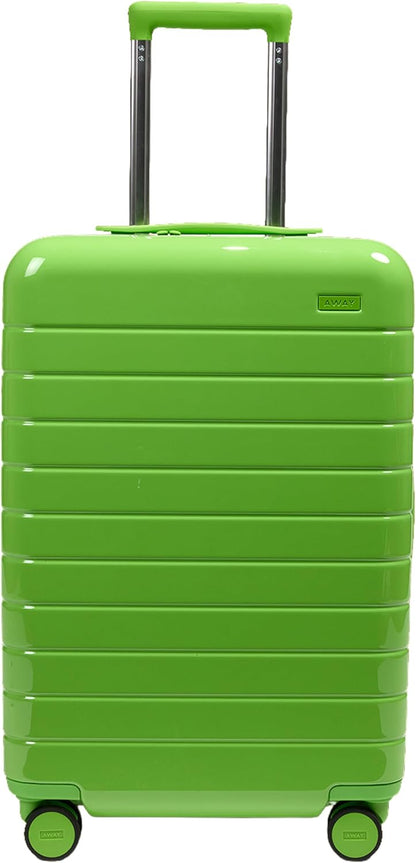 Bigger Carry-On Luggage - 23-Inch Lightweight Hardside Suitcase with 360° Spinner Wheels, Interior Compression System, TSA-Approved Lock - Sea Green
