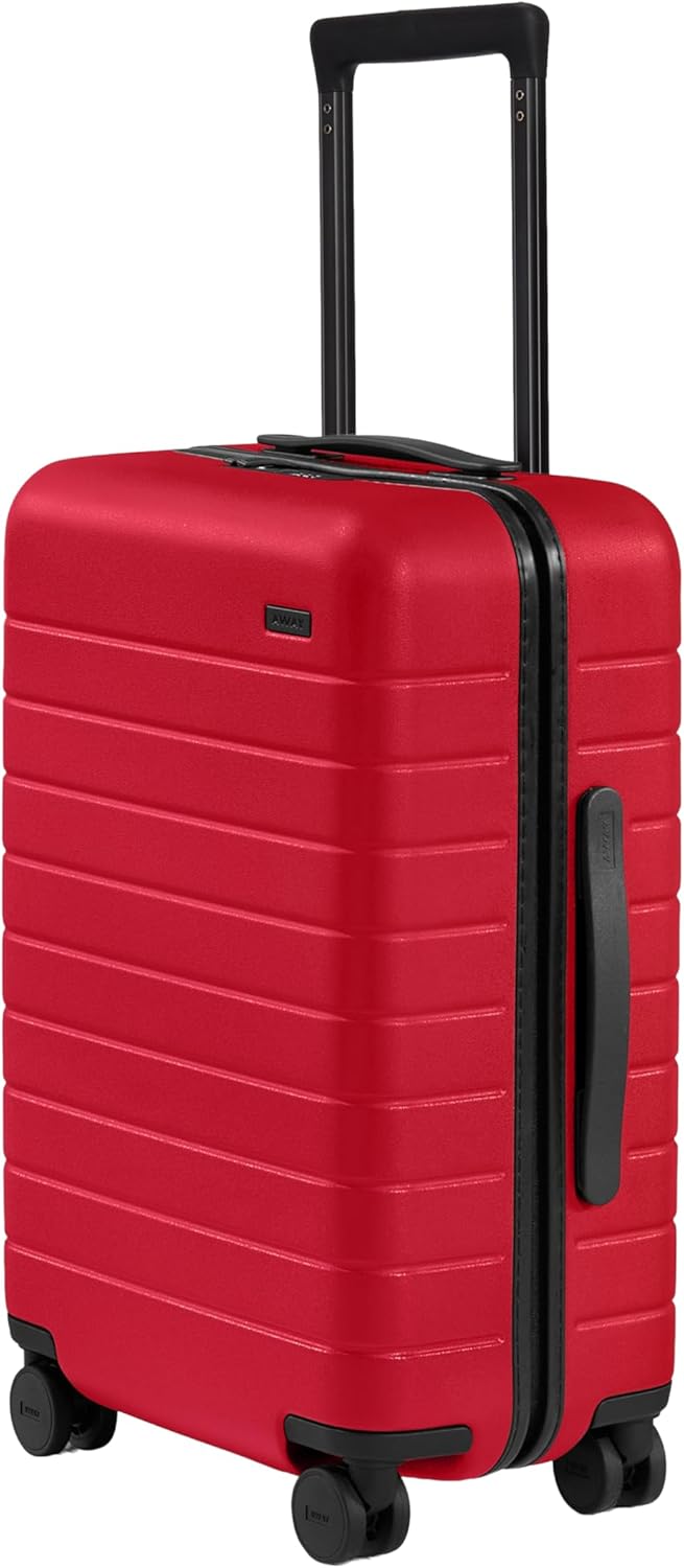 Bigger Carry-On Luggage - 23-Inch Lightweight Hardside Suitcase with 360° Spinner Wheels, Interior Compression System, TSA-Approved Lock - Sea Green