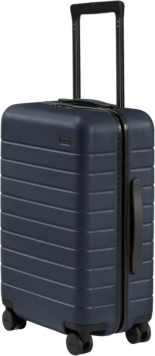 Bigger Carry-On Luggage - 23-Inch Lightweight Hardside Suitcase with 360° Spinner Wheels, Interior Compression System, TSA-Approved Lock - Sea Green