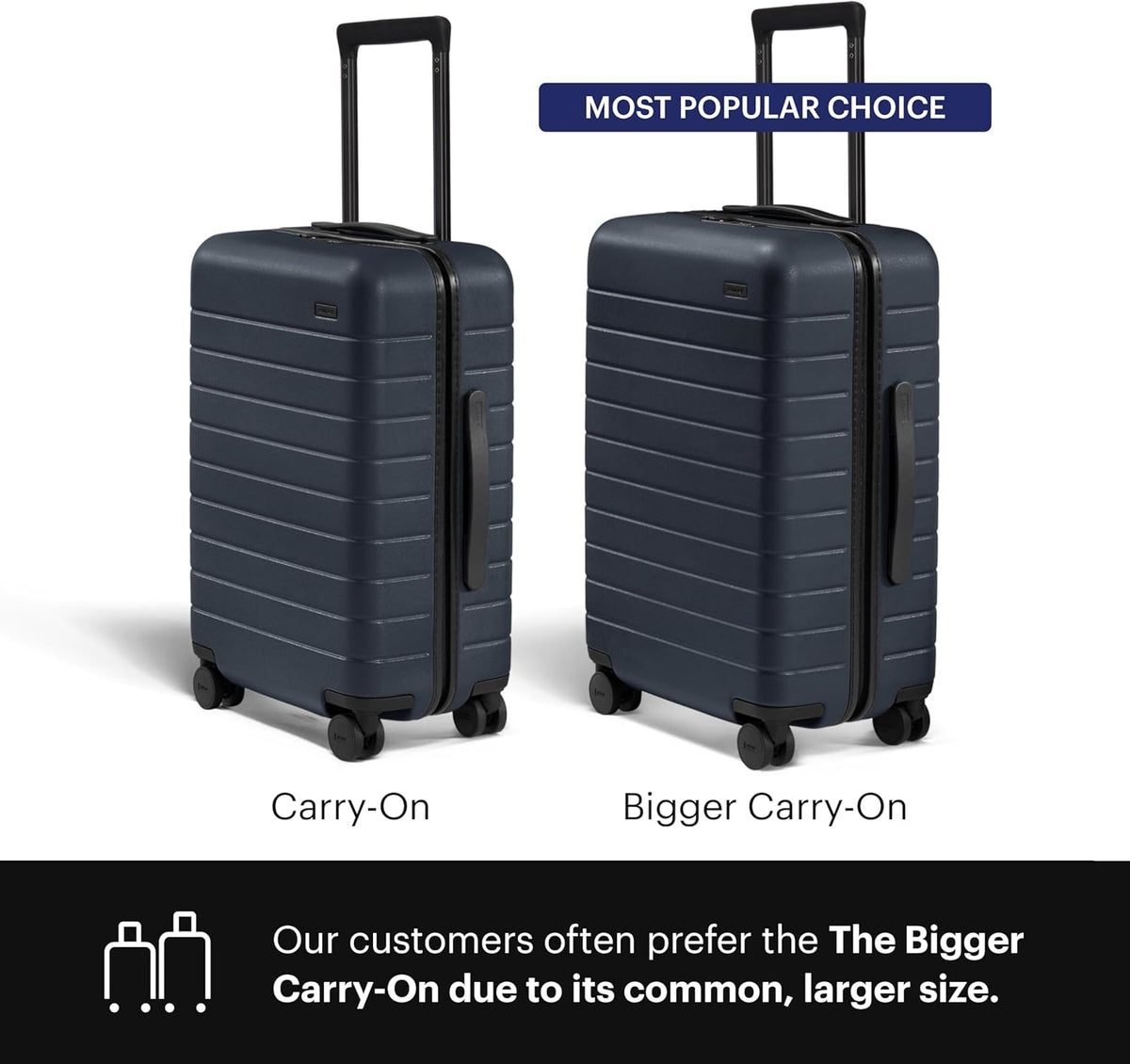 Bigger Carry-On Luggage - 23-Inch Lightweight Hardside Suitcase with 360° Spinner Wheels, Interior Compression System, TSA-Approved Lock - Sea Green