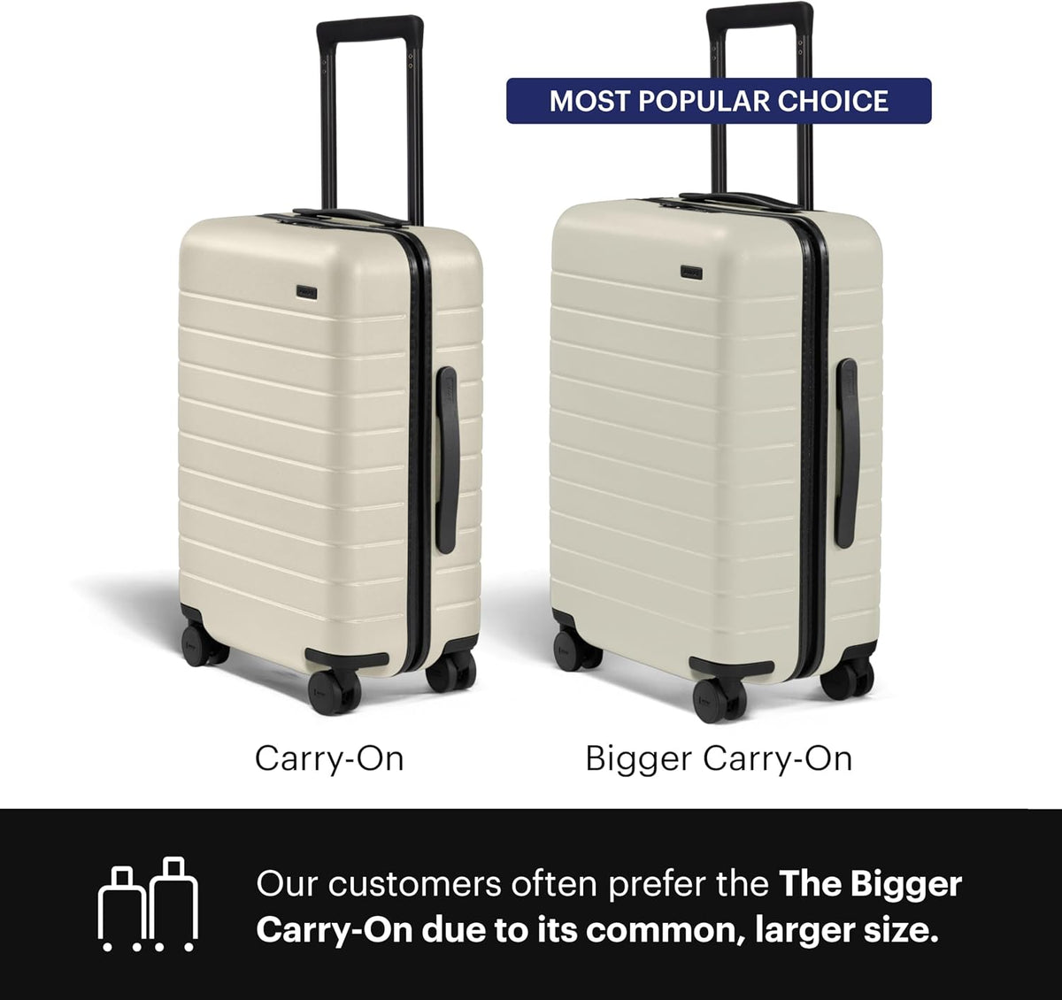 Bigger Carry-On Luggage - 23-Inch Lightweight Hardside Suitcase with 360° Spinner Wheels, Interior Compression System, TSA-Approved Lock - Sea Green