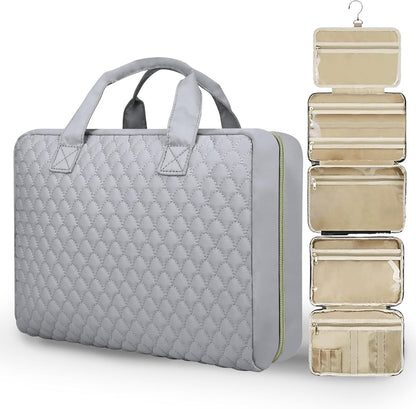 Detachable Travel Toiletry Bag for Women - Large Toiletry Bags for Traveling Women - Hanging Makeup Cosmetic Bag, Organizer for Travel Accessories Cruise Essential - Travel Size Toiletries