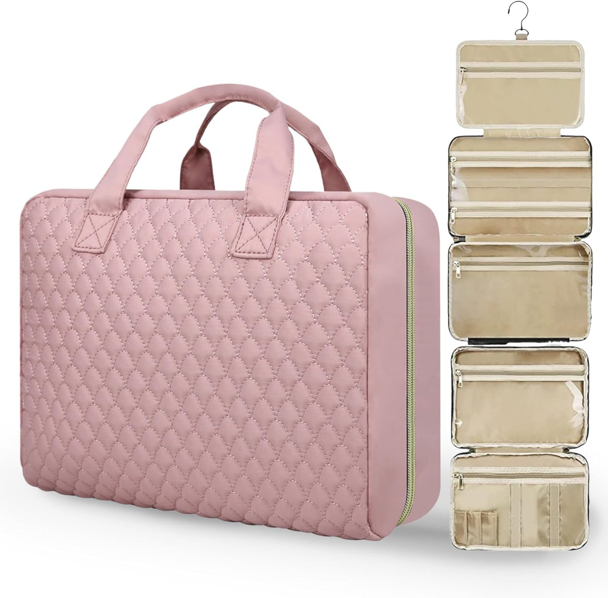 Detachable Travel Toiletry Bag for Women - Large Toiletry Bags for Traveling Women - Hanging Makeup Cosmetic Bag, Organizer for Travel Accessories Cruise Essential - Travel Size Toiletries