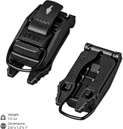 Aero Pack 16L Black & HUB Tactical Clip