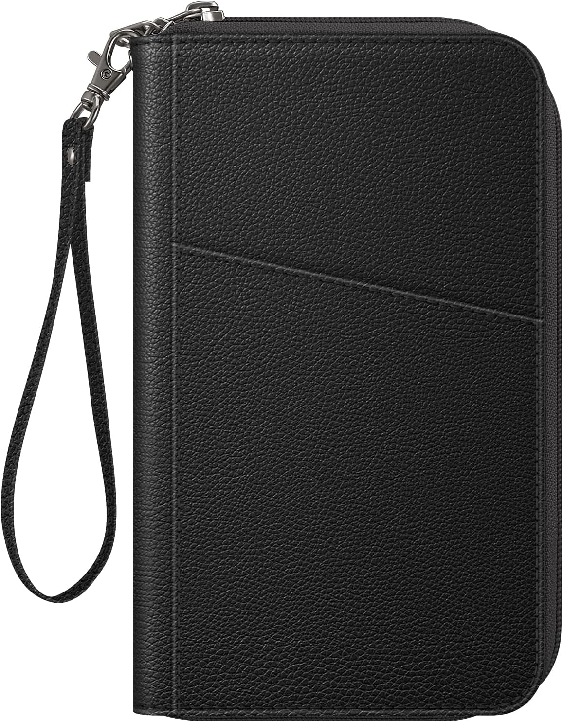 Family Passport Holder Wallet Travel Document Organizer Clutch Bag | RFID Blocking Credit Cards Case Cover for Women Men