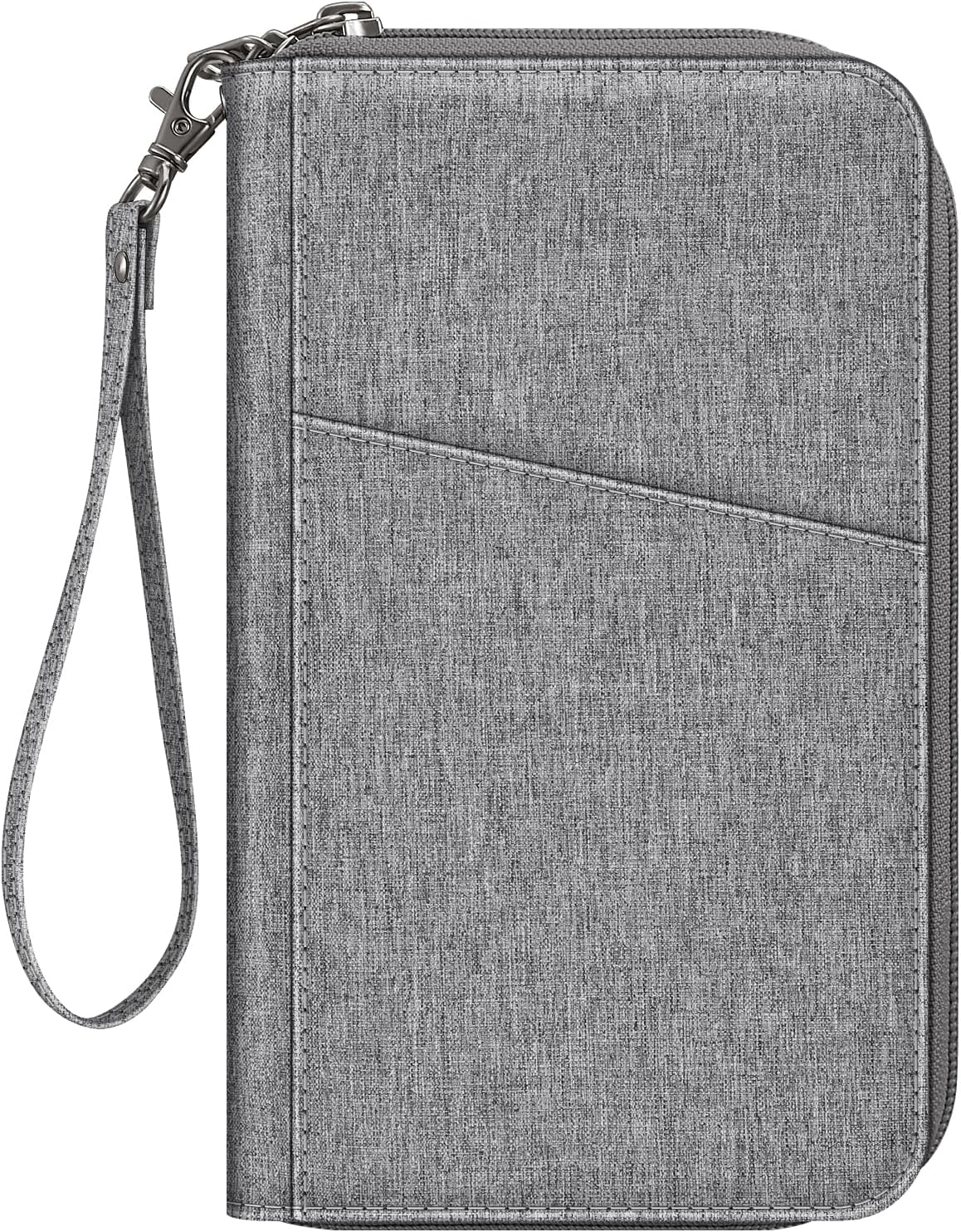 Family Passport Holder Wallet Travel Document Organizer Clutch Bag | RFID Blocking Credit Cards Case Cover for Women Men