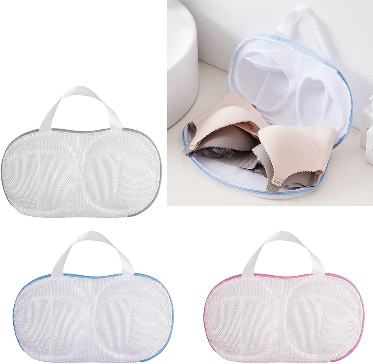Bra Laundry Bag, Anti Deformation Underwear Wash Bag, Protective Lingerie Washer Saver for Delicate Clothes