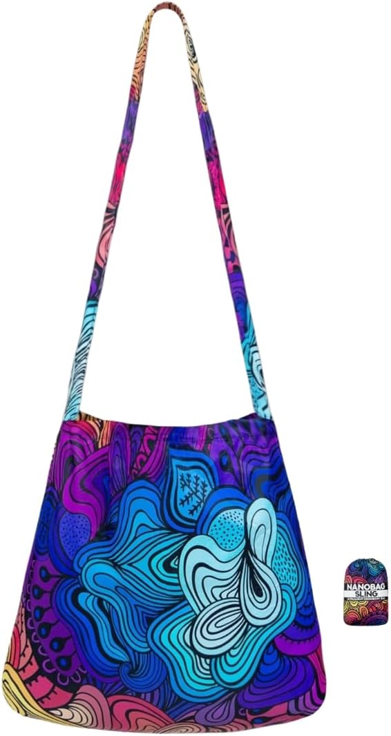 Sling - Ultralight Crossbody Bag for Women & Men, Packable Grocery, Travel & Shopping Bag for Everyday Use