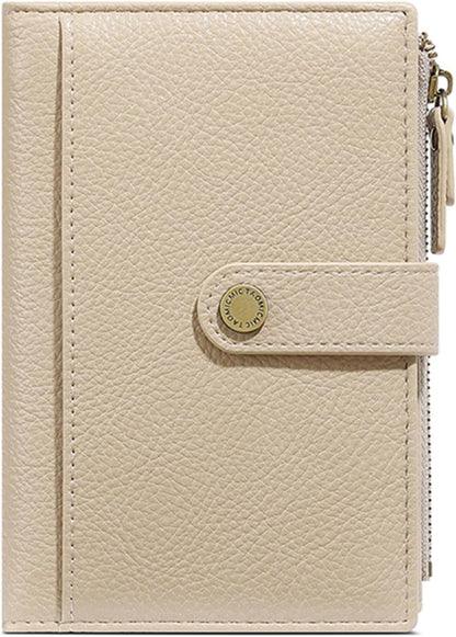 Slim RFID Blocking Passport Holder Wallet,PU Leather Travel Card Organizer,Lightweight Passport Case for Women Men (Black)
