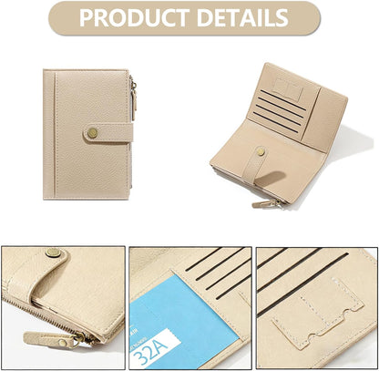 Slim RFID Blocking Passport Holder Wallet,PU Leather Travel Card Organizer,Lightweight Passport Case for Women Men (Black)