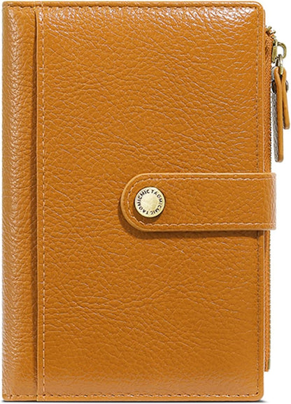Slim RFID Blocking Passport Holder Wallet,PU Leather Travel Card Organizer,Lightweight Passport Case for Women Men (Black)