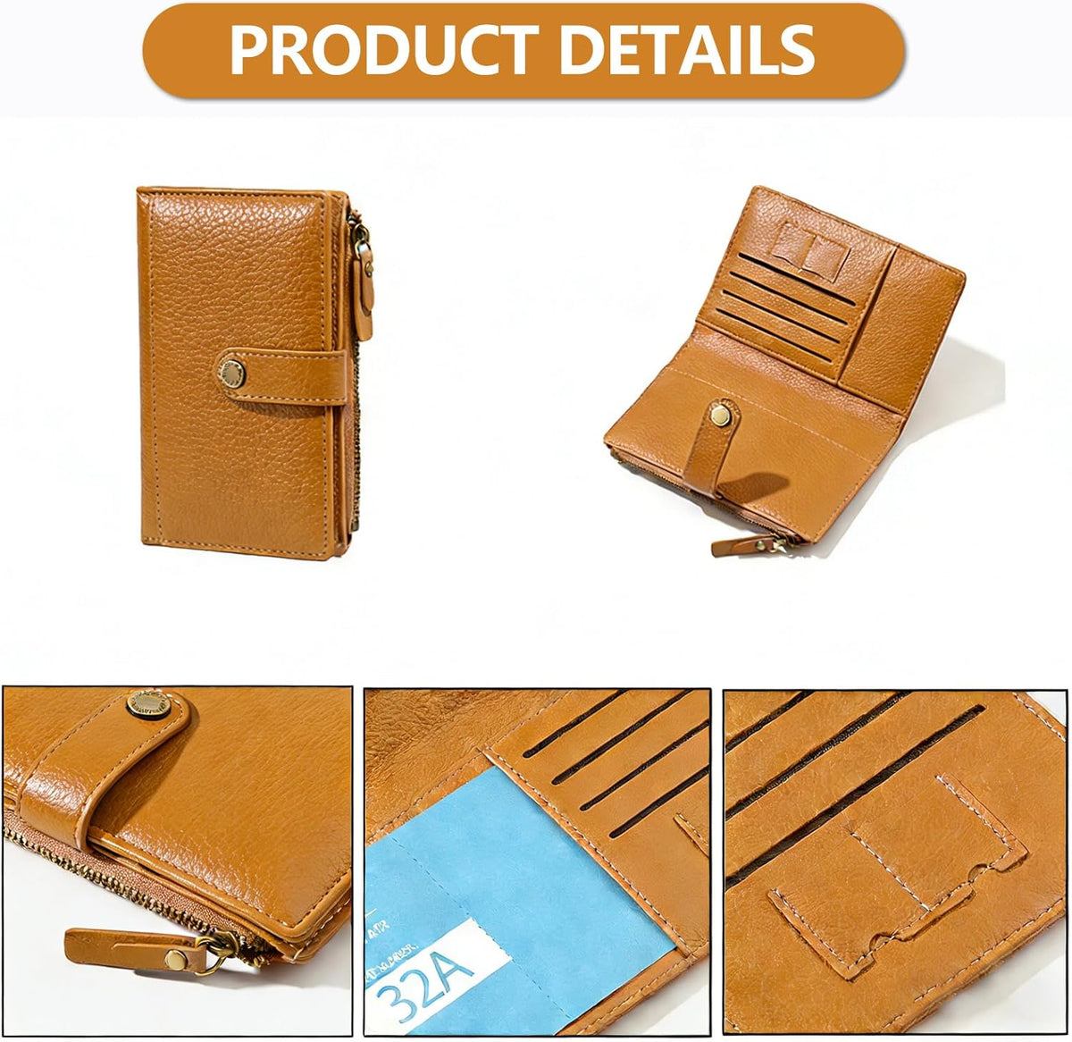 Slim RFID Blocking Passport Holder Wallet,PU Leather Travel Card Organizer,Lightweight Passport Case for Women Men (Black)
