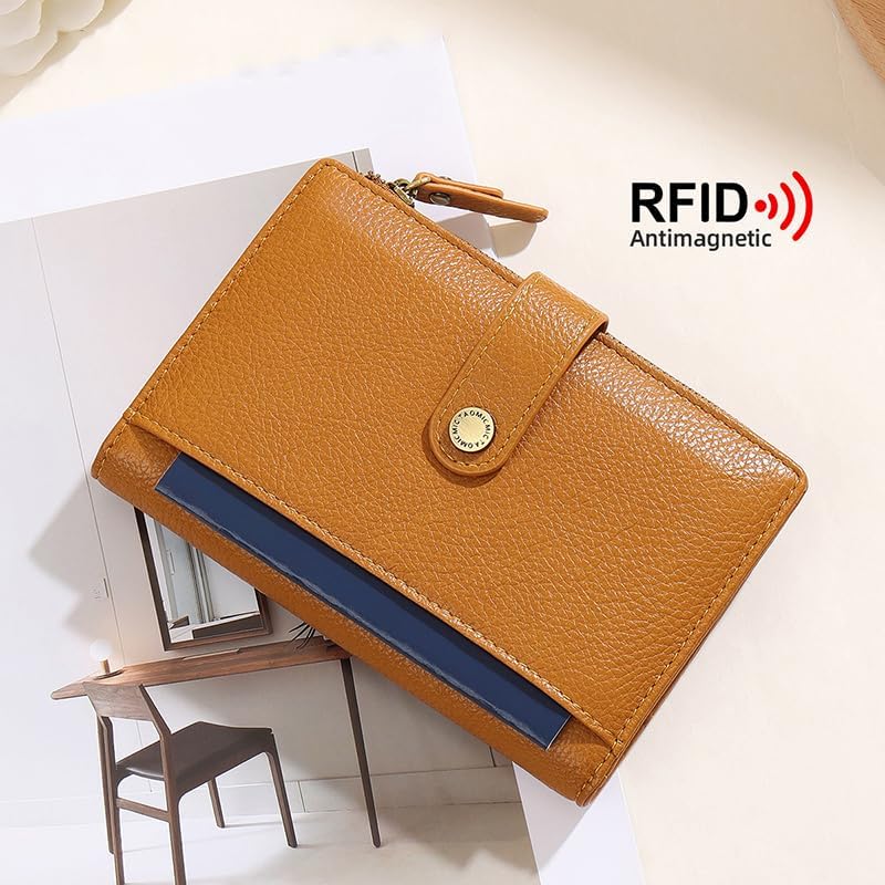 Slim RFID Blocking Passport Holder Wallet,PU Leather Travel Card Organizer,Lightweight Passport Case for Women Men (Black)