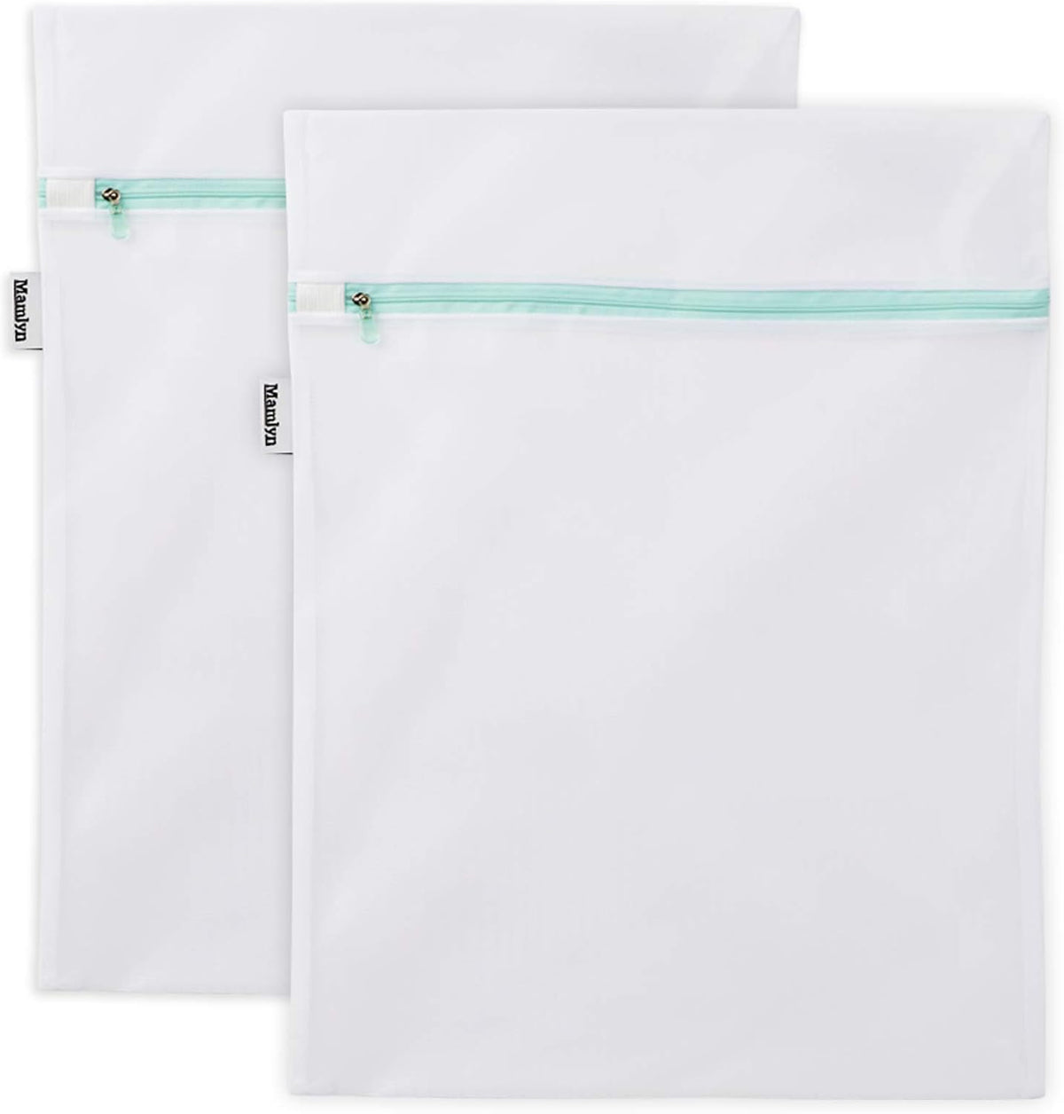 Mesh Laundry Bag for Delicates, Wash Bags for Underwear and Lingerie, Makeup Organizer Bag (1 Medium, 1 Small)