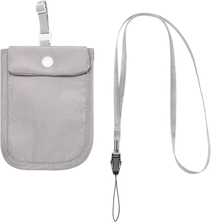 Invisible Washable Bra Bag – Small Storage Pouch, Nylon Underwear Holder | Ultra-Thin Travel Bag for Women, Close-Fitting Coin and Card Organizer, Convenient Hidden Design, Lightweight Portable