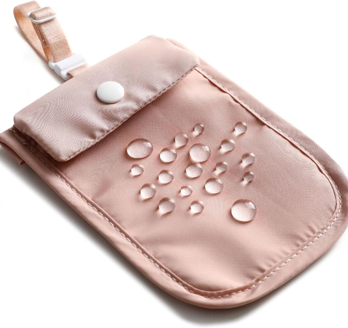 Invisible Washable Bra Bag – Small Storage Pouch, Nylon Underwear Holder | Ultra-Thin Travel Bag for Women, Close-Fitting Coin and Card Organizer, Convenient Hidden Design, Lightweight Portable