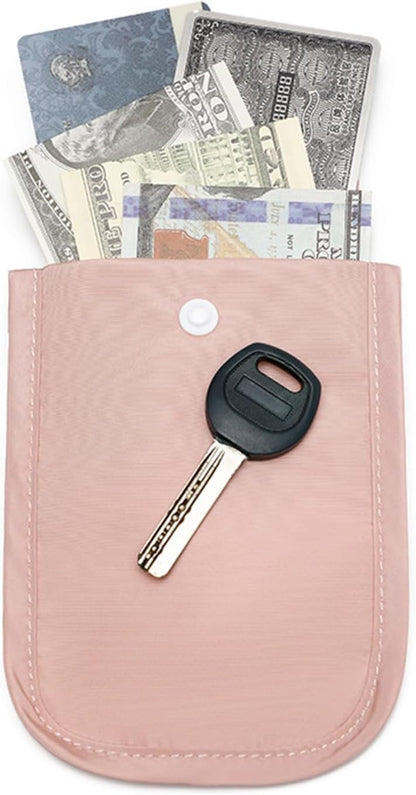 Invisible Washable Bra Bag – Small Storage Pouch, Nylon Underwear Holder | Ultra-Thin Travel Bag for Women, Close-Fitting Coin and Card Organizer, Convenient Hidden Design, Lightweight Portable