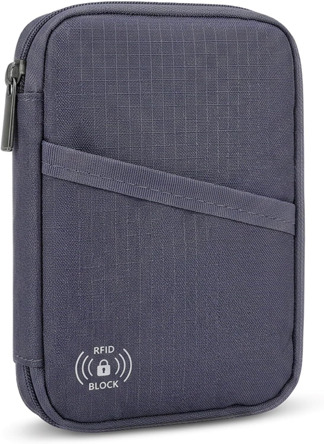 Passport Holder & Travel Wallet with RFID Blocking - Premium Document Organizer Case for Men and Women - Multiple Card Slots, Holds Passports, Cards, Tickets, ID, Cash Holder(Black)