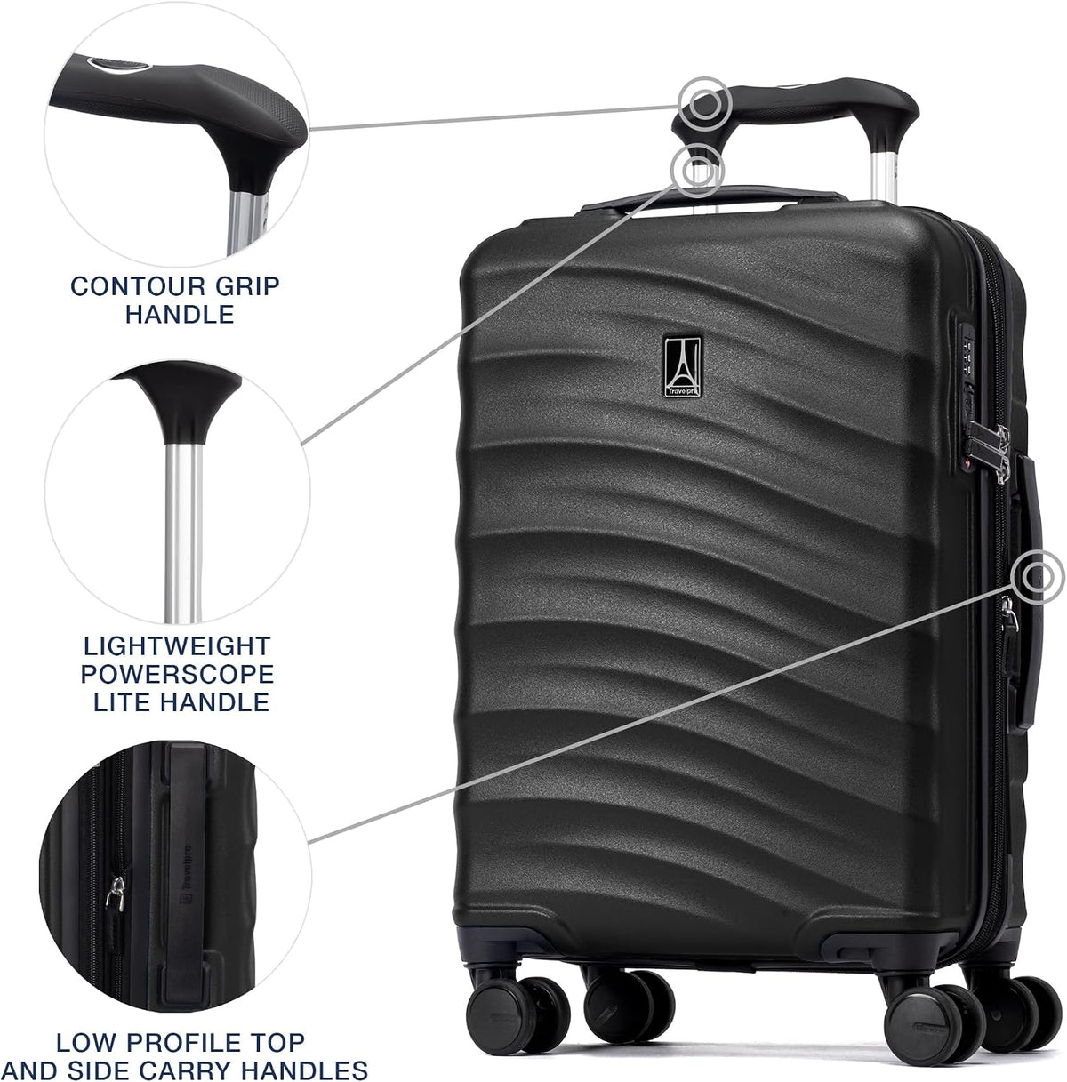 Maxlite Air V2 Hardside Expandable Carry on Luggage, 8 Spinner Wheels, Lightweight Hard Shell Suitcase, TSA lock, Slate Green, Compact Carry On 19-Inch
