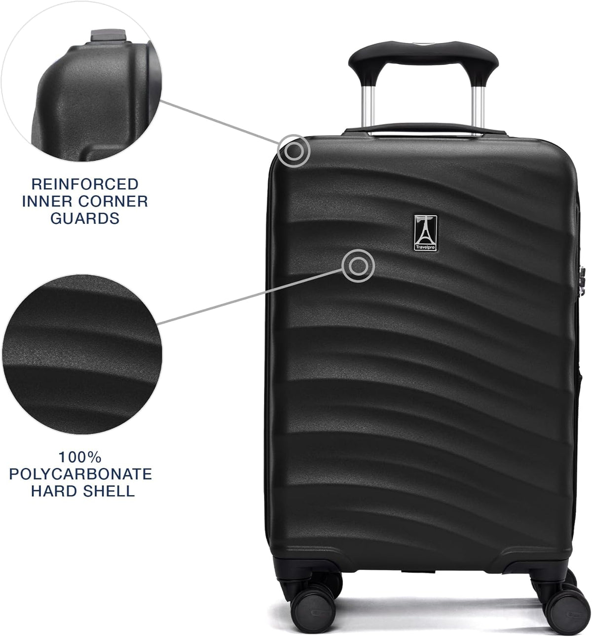 Maxlite Air V2 Hardside Expandable Carry on Luggage, 8 Spinner Wheels, Lightweight Hard Shell Suitcase, TSA lock, Slate Green, Compact Carry On 19-Inch