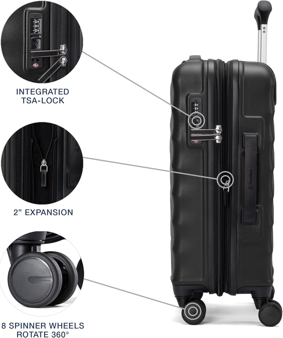 Maxlite Air V2 Hardside Expandable Carry on Luggage, 8 Spinner Wheels, Lightweight Hard Shell Suitcase, TSA lock, Slate Green, Compact Carry On 19-Inch