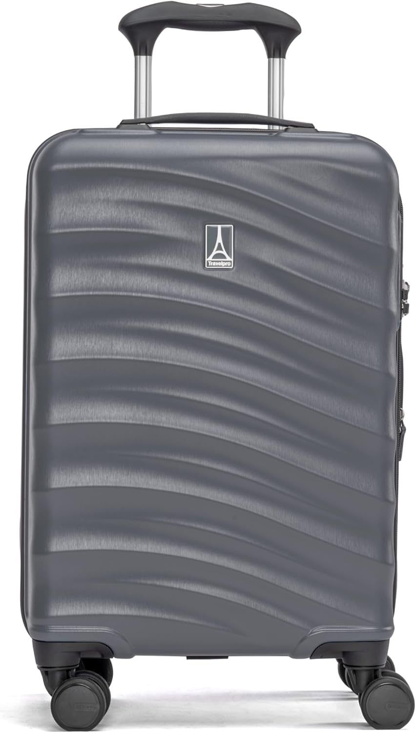 Maxlite Air V2 Hardside Expandable Carry on Luggage, 8 Spinner Wheels, Lightweight Hard Shell Suitcase, TSA lock, Slate Green, Compact Carry On 19-Inch
