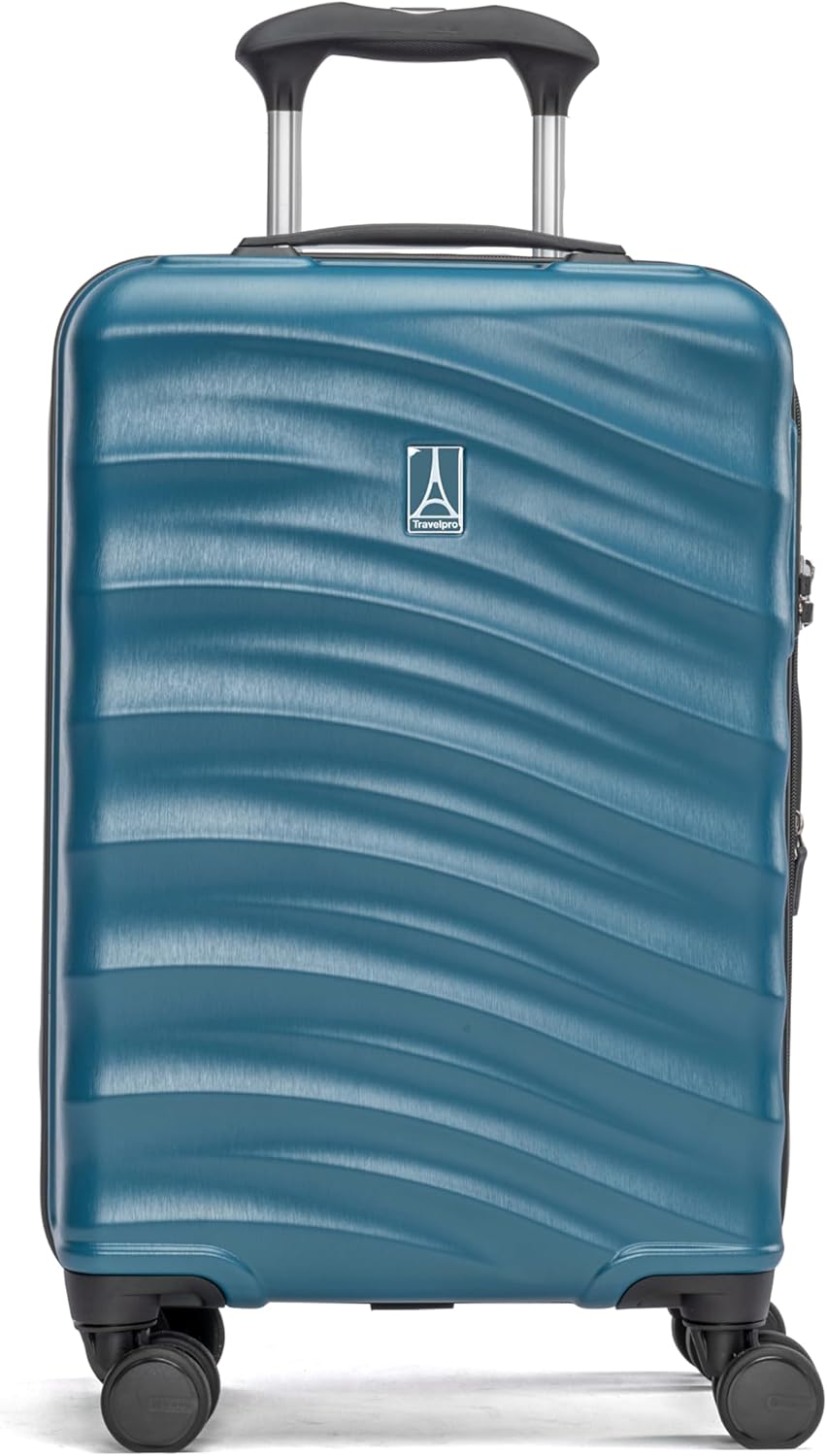 Maxlite Air V2 Hardside Expandable Carry on Luggage, 8 Spinner Wheels, Lightweight Hard Shell Suitcase, TSA lock, Slate Green, Compact Carry On 19-Inch