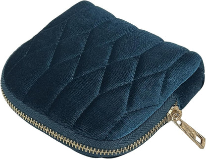Small Travel Jewelry Case - Jewelry Travel Organizer Bag with Tassel Zipper for Bracelets, Necklaces, Bangles, Jewelry Organizer Storage Bag Gift for Women Girls - LJB001-Olive Green