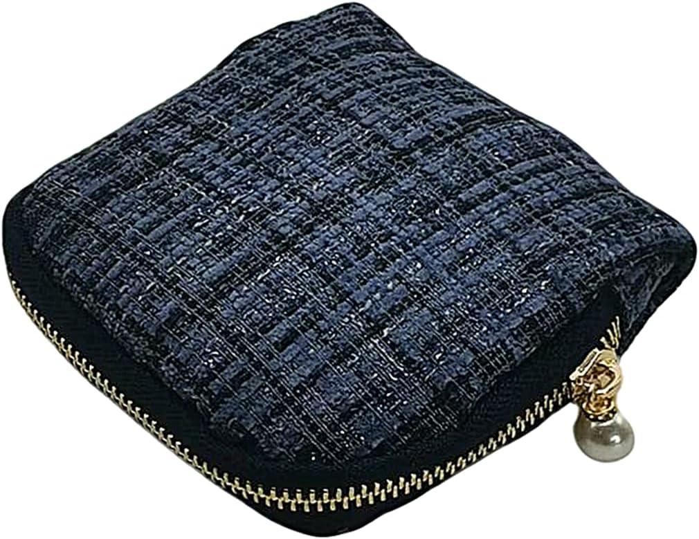 Small Travel Jewelry Case - Jewelry Travel Organizer Bag with Tassel Zipper for Bracelets, Necklaces, Bangles, Jewelry Organizer Storage Bag Gift for Women Girls - LJB001-Olive Green